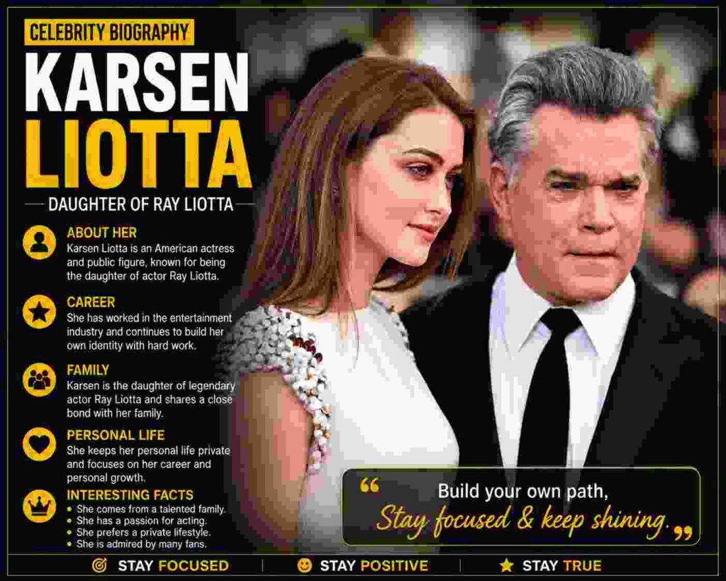 Who Is Karsen Liotta? Complete Biography and Facts