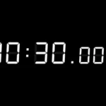 clock with milliseconds